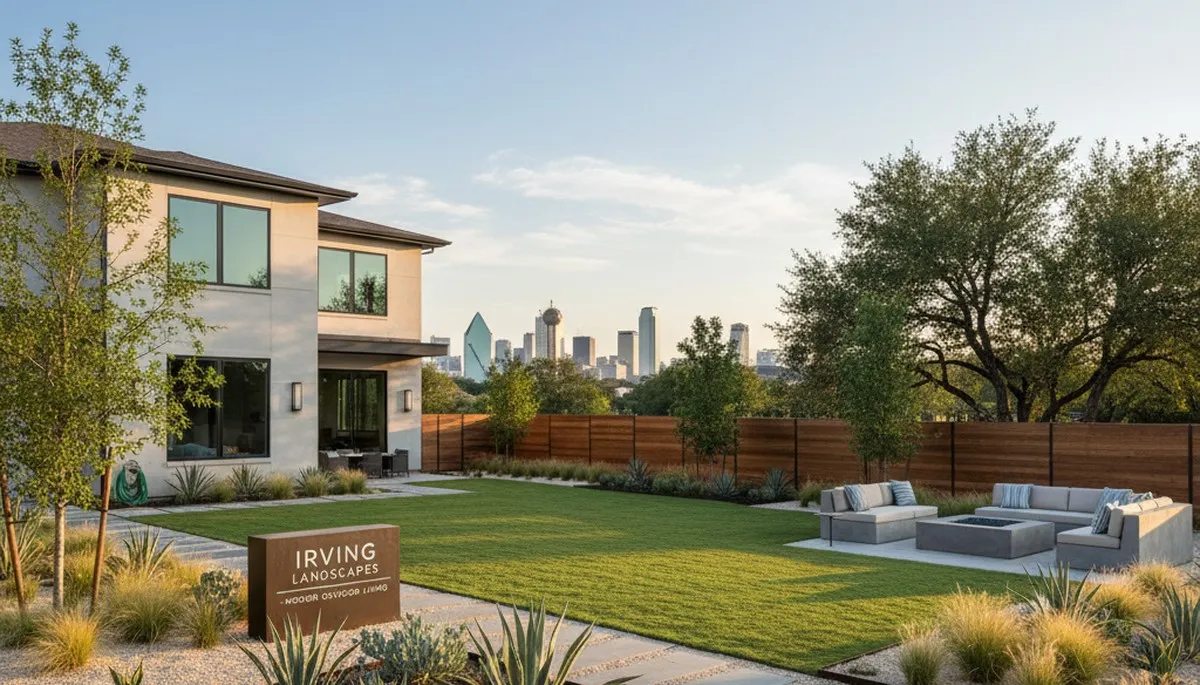 Arlington, TX landscaping team providing professional lawn care for residential and commercial properties